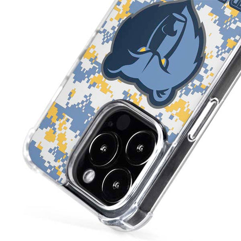 NBA Memphis Grizzlies Digi Camo iPhone 15 Pro MagSafe Case